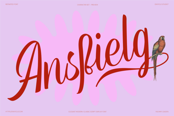 Refinsted Font PNG with transparent background - Preview 3