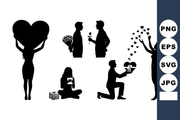 Romantic Couple Silhouettes