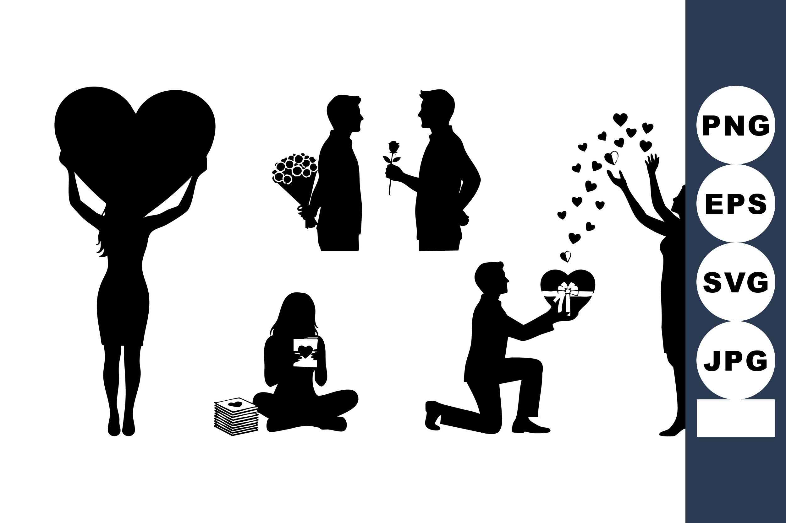 Romantic Couple Silhouettes