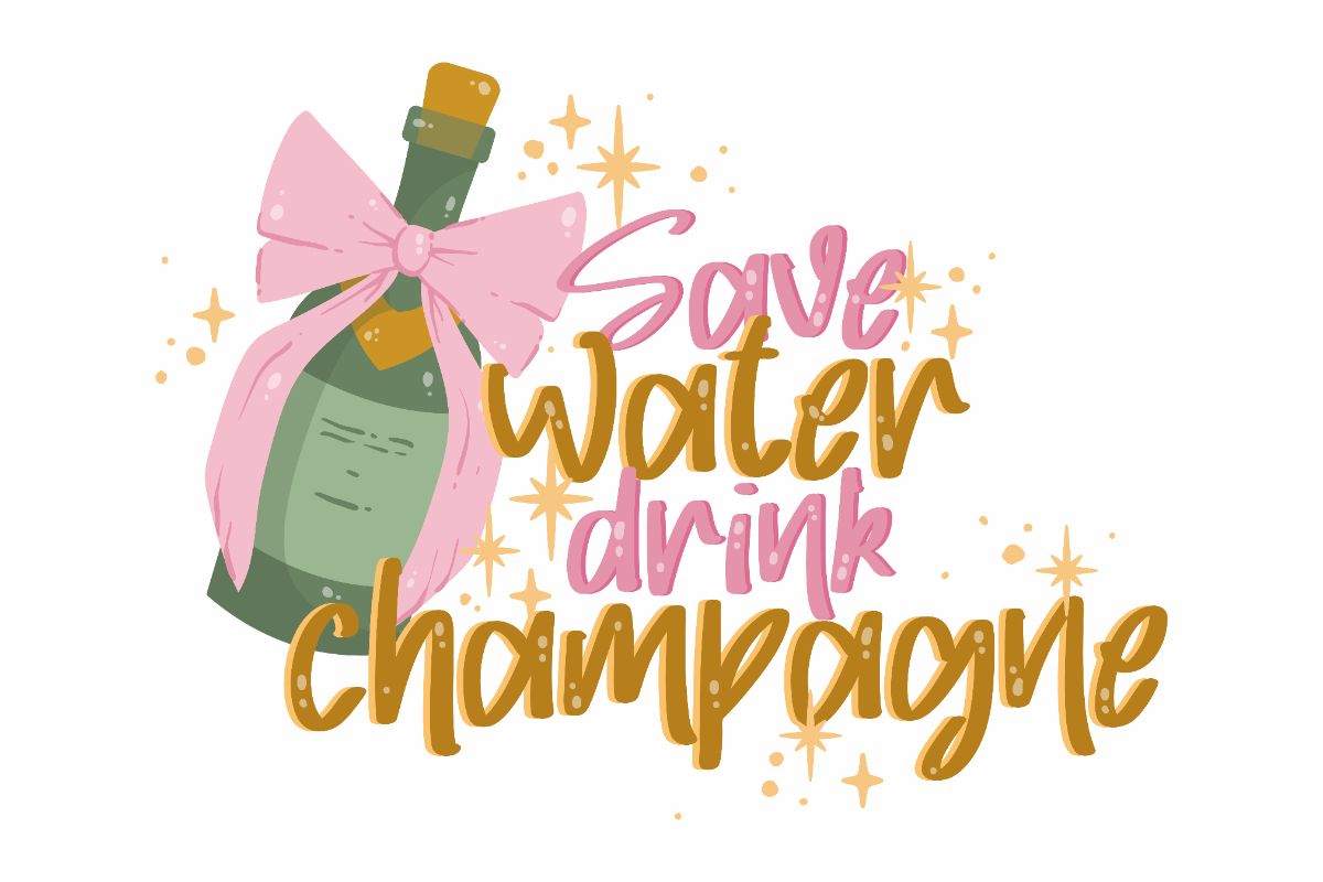 Save Water Champagne
