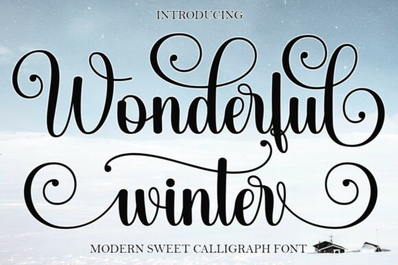 Wonderful Winter Script & Handwritten Font By Kama Studio