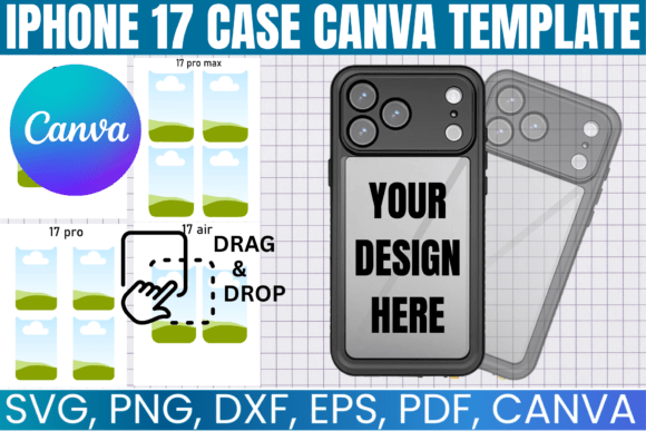 IPhone 17 Case Canva Templates
