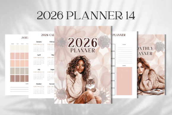 2026 Planner Design 7 digital planner cover