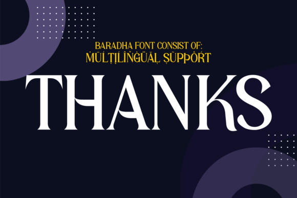 Baradha Font - Preview 4