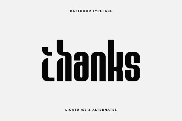Battdoor Font - Preview 4