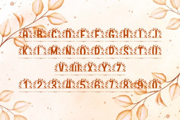 Blynford Split Monogram Font - Preview 3