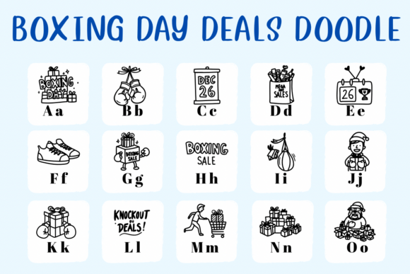 Boxing Day Deals Doodle Font - Preview 1