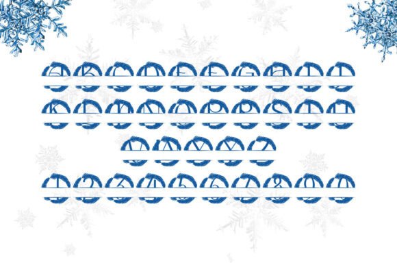 Brixton Split Monogram Font - Preview 3