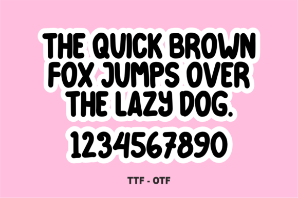 Bubble Valentine Font - Preview 3