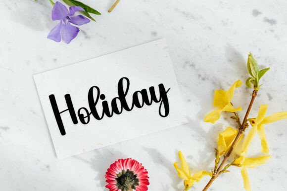 Christmas Birthday Font - Preview 2