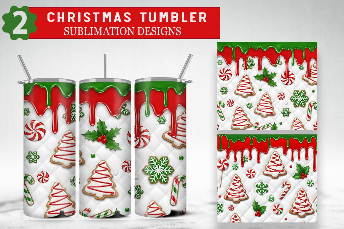 Christmas Tree Cakes Tumbler Wraps