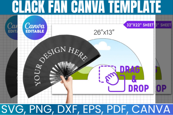Clack Fan Editable Canva Template