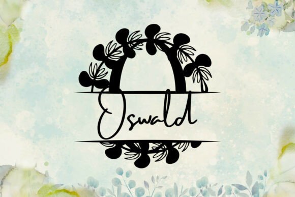 Crestoriax Split Monogram Font PNG with transparent background - Preview 1