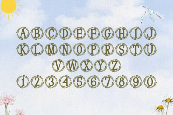 Darlowe Monogram Font - Preview 3