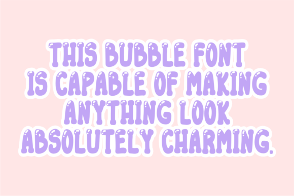 Hello Bubble Font - Preview 1