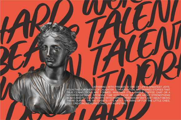 Humble Meari Font PNG with transparent background - Preview 3