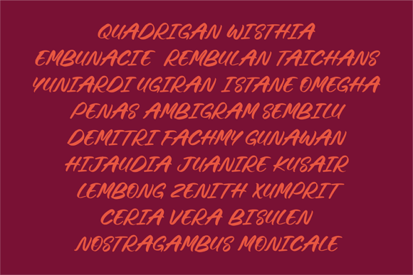 Humble Meari Font PNG with transparent background - Preview 4
