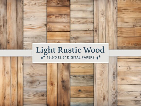 Light Rustic Wood Backgrounds