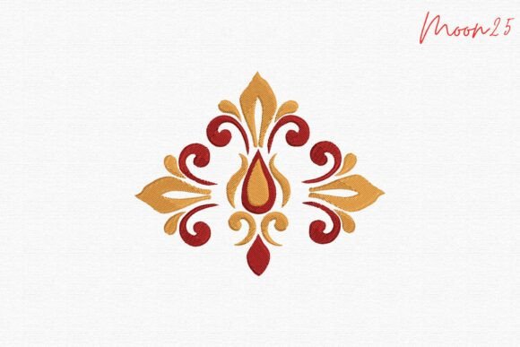 Royal Floral Swirl