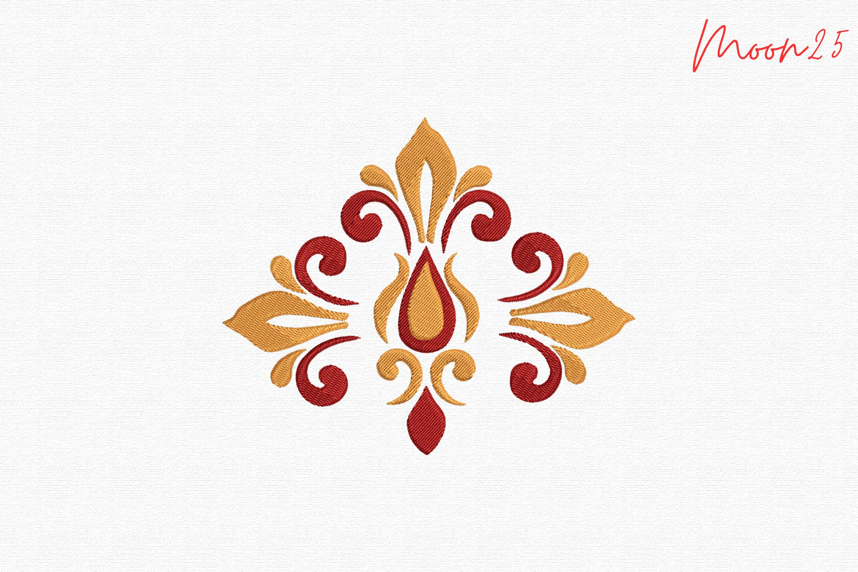 Royal Floral Swirl