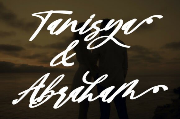 Sapphire Script Font PNG with transparent background - Preview 5
