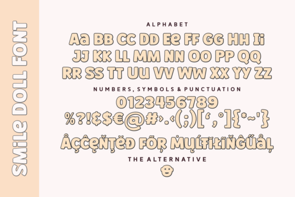 Smile Doll Font font preview - 5