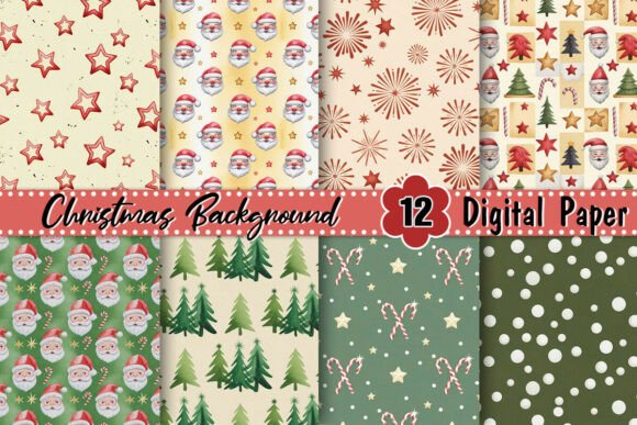 Watercolor Christmas Background