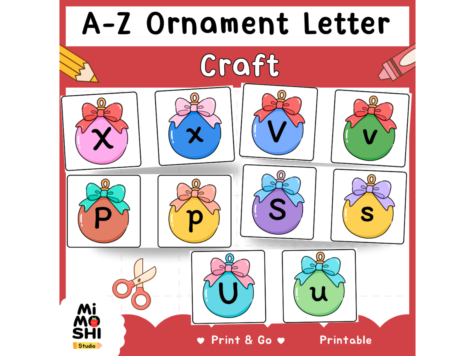 A–Z Christmas Ornament Letter Craft