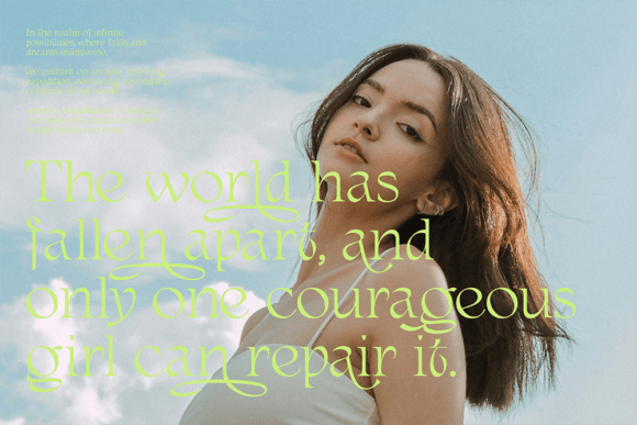 Aqreamig Font - Preview 4
