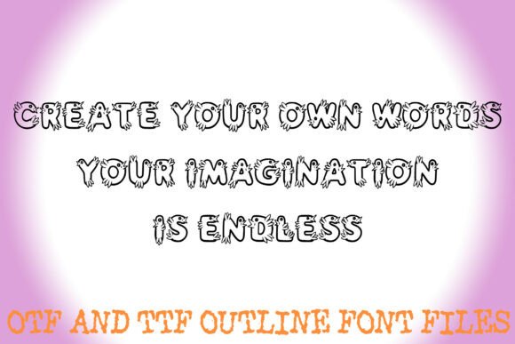 Bird Cartoon Font PNG with transparent background - Preview 2