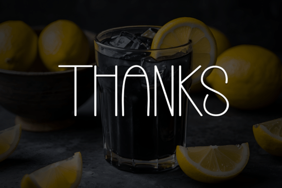 Black Lemonade Font - Preview 6