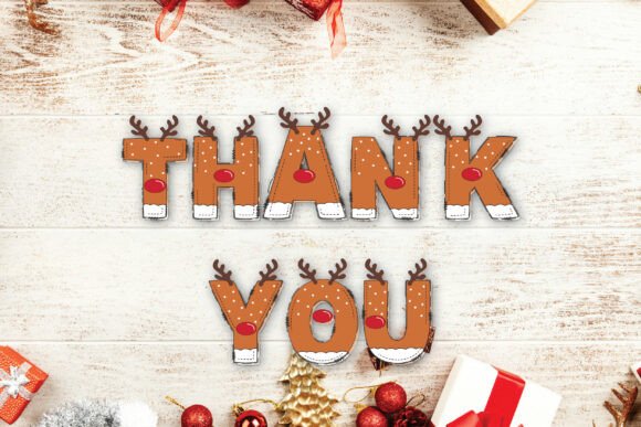 Christmas Reindeer Font - Preview 5