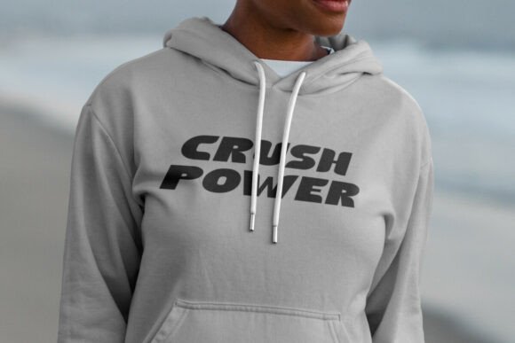 Crush Power Font PNG with transparent background - Preview 5