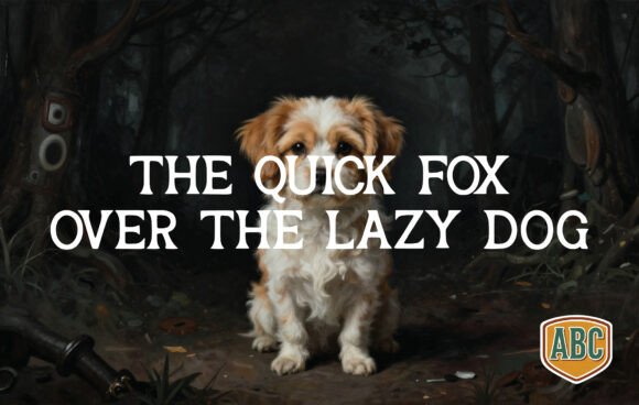 Cute Dog Font - Preview 1