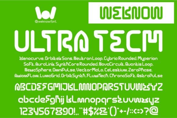 Cyber City Font - Preview 4