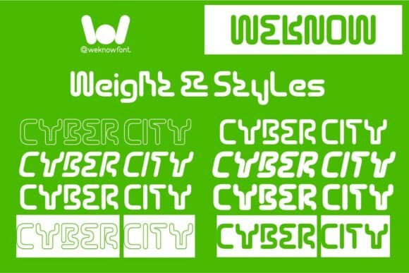 Cyber City Font - Preview 6