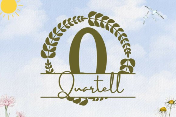 Darlowe Split Monogram Font - Preview 1