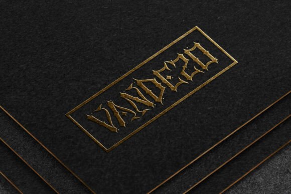 Death Clothes Font PNG with transparent background - Preview 1