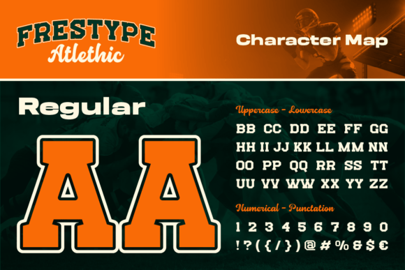 Frestype Atlethic Duo Font - Preview 1