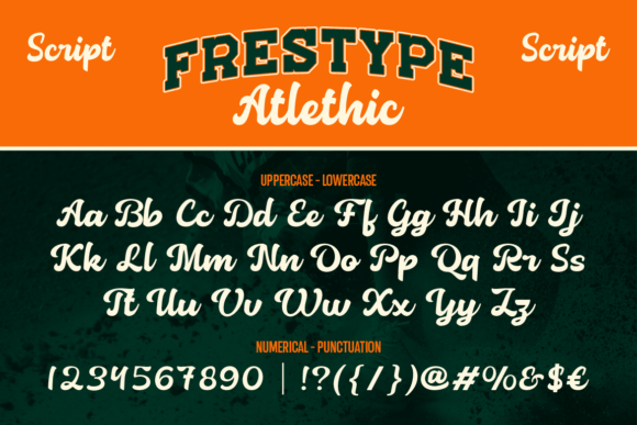 Frestype Atlethic Duo Font - Preview 3