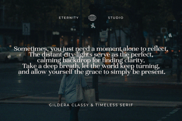 Gildera Font PNG with transparent background - Preview 4