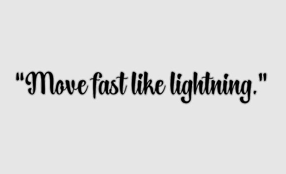 Lightning Scripts Font PNG with transparent background - Preview 1