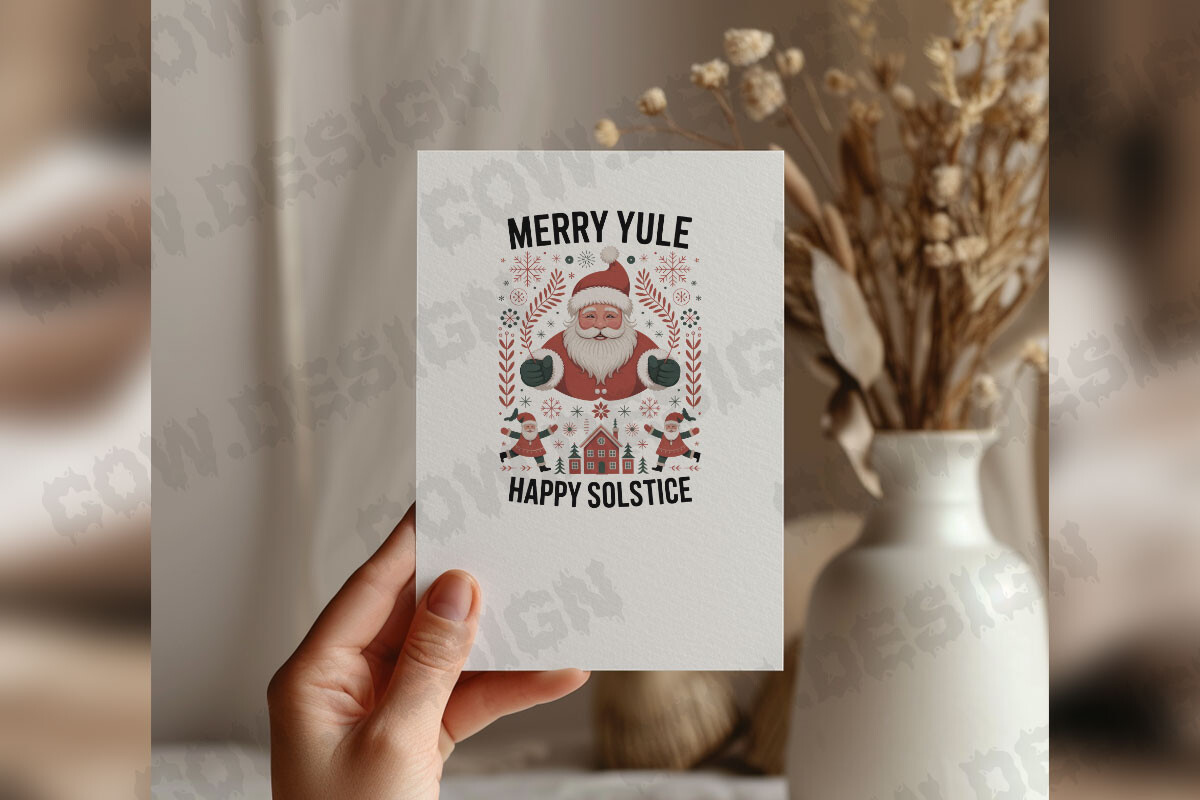 MERRY YULE HAPPY SOLSTICE PNG