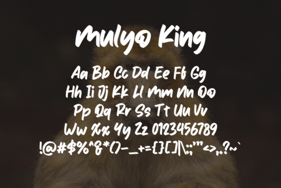 Mulyo King Font font preview - 1