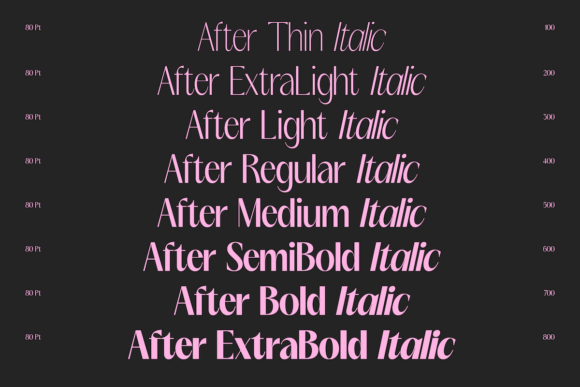 Once After Font PNG with transparent background - Preview 2