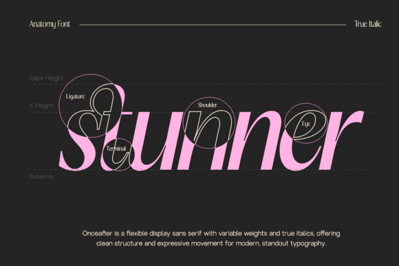 Once After Font PNG with transparent background - Preview 3