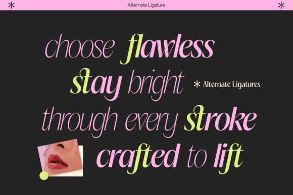 Once After Font PNG with transparent background - Preview 5