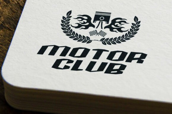 Racing Robot Font PNG with transparent background - Preview 1