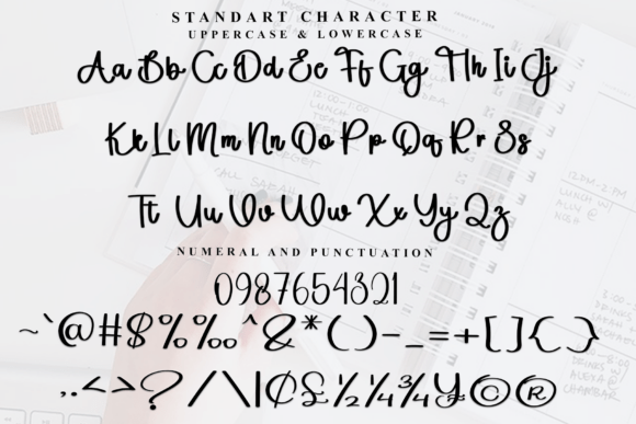 Santa Delighful Font PNG with transparent background - Preview 3