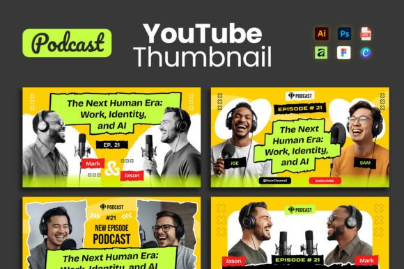 Yellow Green Podcast Youtube Thumbnail